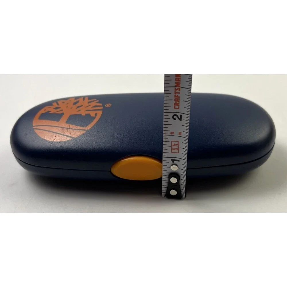 Timberland Glasses/Sunglasses Case, Dark Blue & Orange, Eyewear Case Only